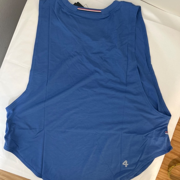 NWT FOURLAPS CURVE TANK IN AZURE - Picture 6 of 8
